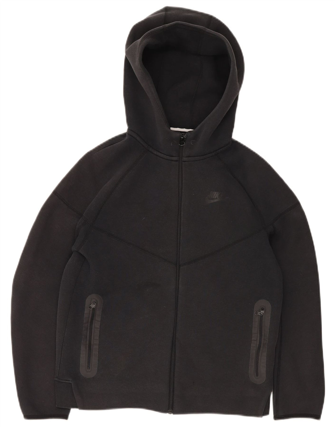 Suéter NIKE Boys Zip Hoodie 13-14 Anos XL Preto Algodão