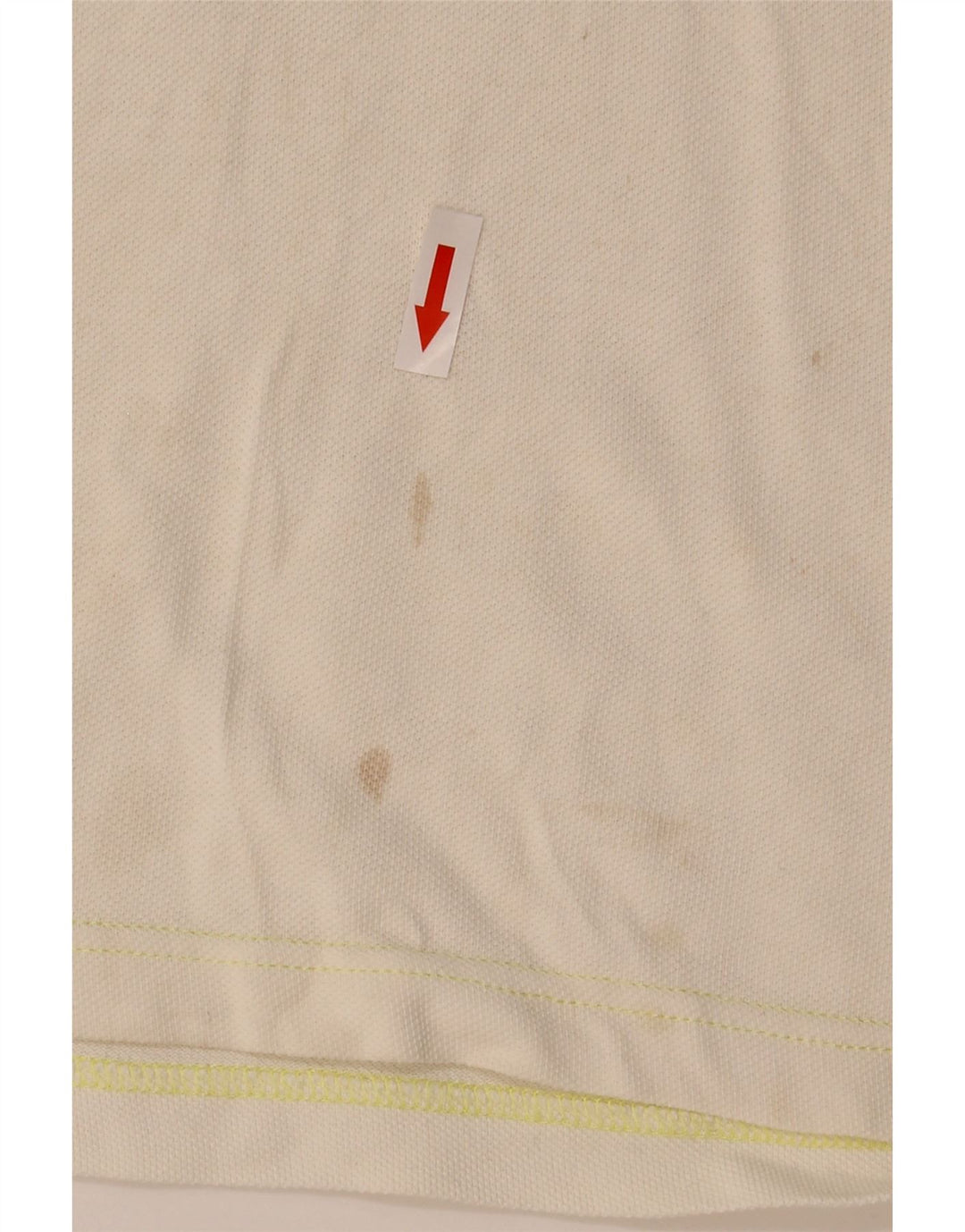 Camisa polo masculina Asics pequena bege