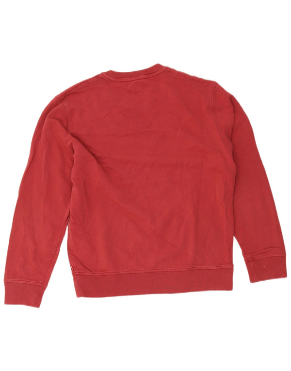 Moletom gráfico masculino Levi's Jumper pequeno algodão colorblock rosa