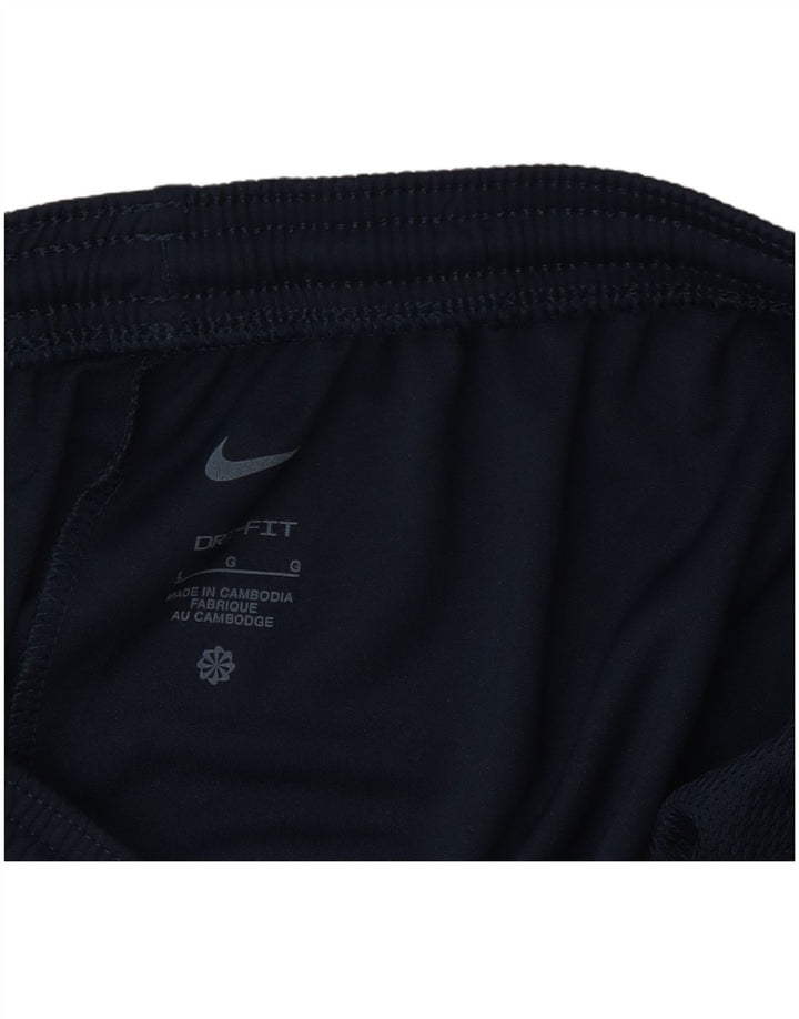 Calça de treino Nike masculina Dri Fit grande azul marinho