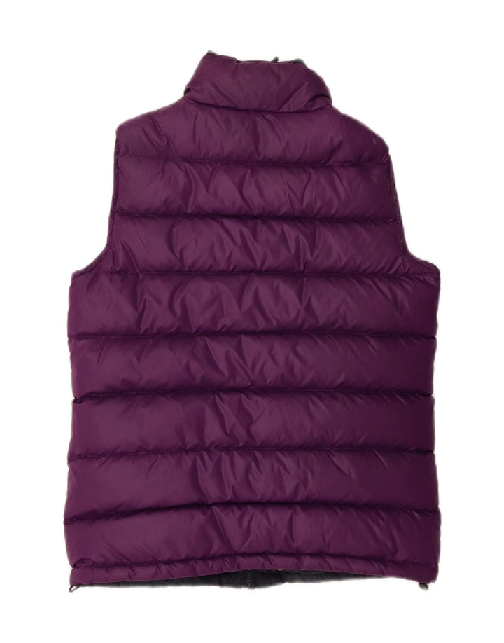 Colete acolchoado reversível feminino North Sails UK 10 pequeno roxo poliamida