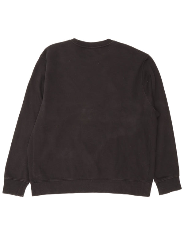 Nike moletom masculino jumper grande algodão preto