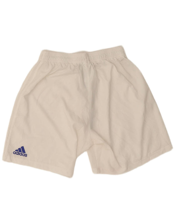 Adidas Mens Cardiff City FC Sport Shorts Grande Poliéster Branco