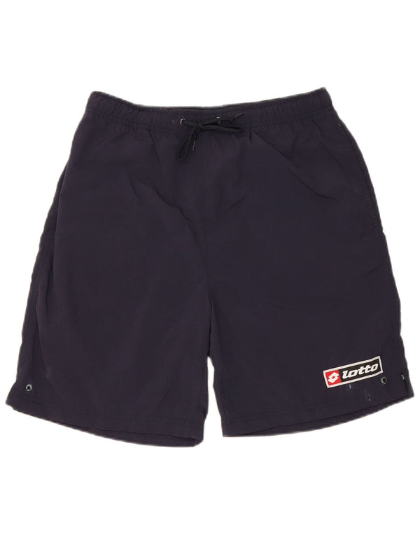 Lotto Mens Sport Shorts Médio Azul Marinho Nylon