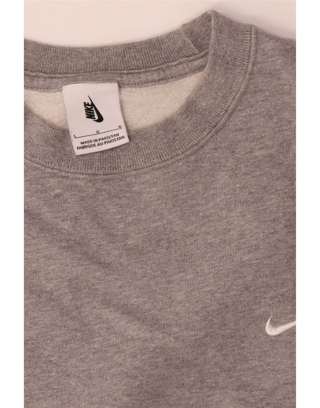 Nike moletom masculino jumper grande algodão cinza