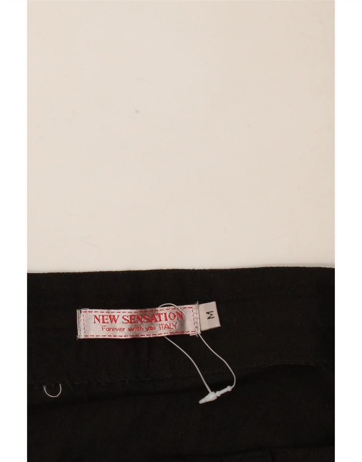 NEW SENSATION Saia maxi feminina média W30 preta