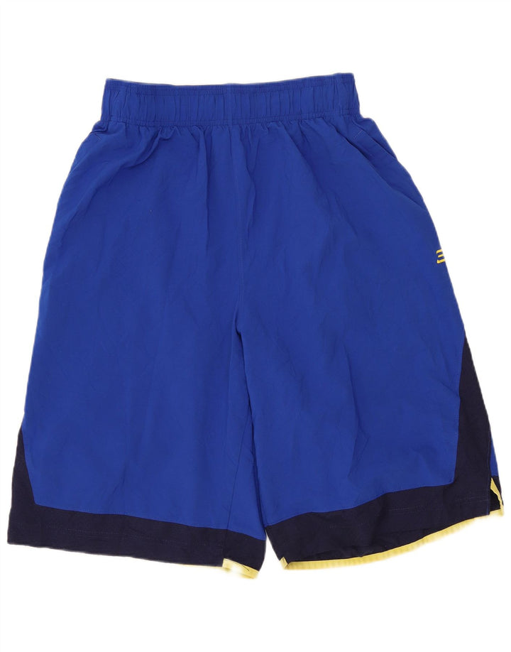 Under Armour Mens Sport Shorts Pequeno Poliéster Azul Colorblock