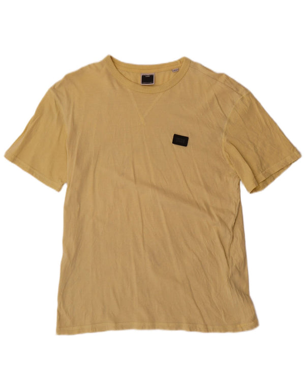 Camiseta masculina JACK & JONES grande algodão amarelo