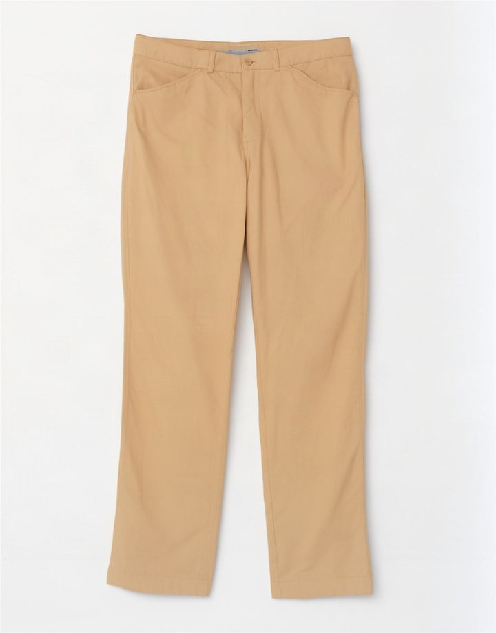 Calça Chino Masculina Mash W36 L34 Algodão Bege