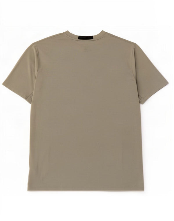 Camiseta Adidas Masculina Slim Fit Top Grande Poliéster Cáqui