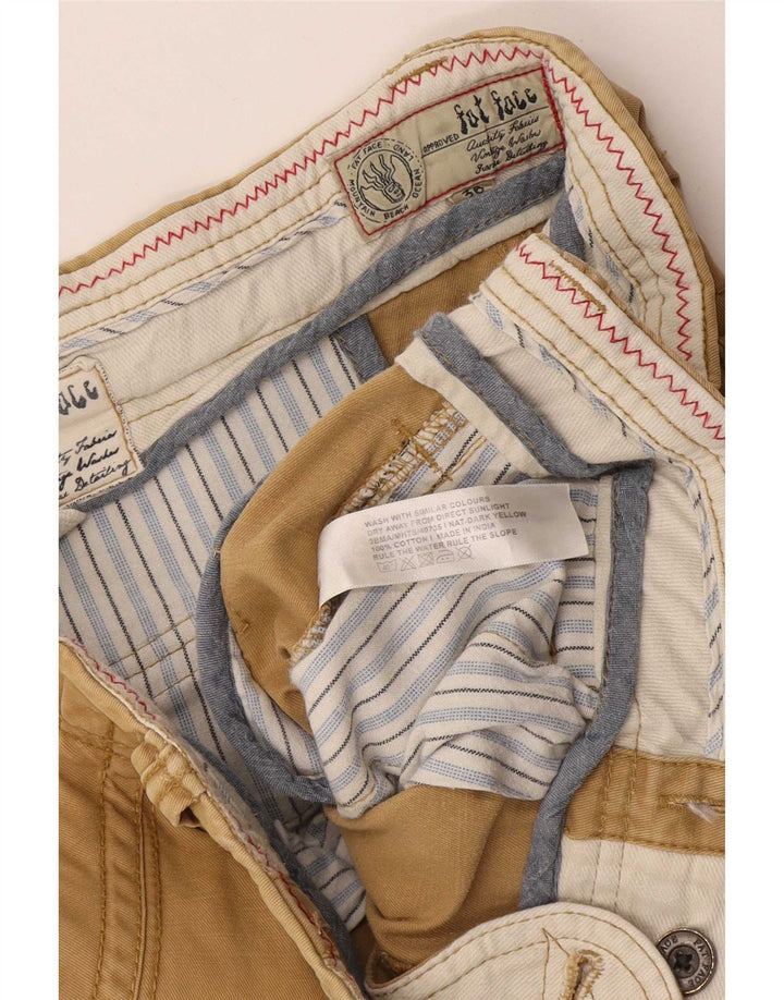 Shorts Chino Masculino Fat Face W36 Algodão Bege Grande