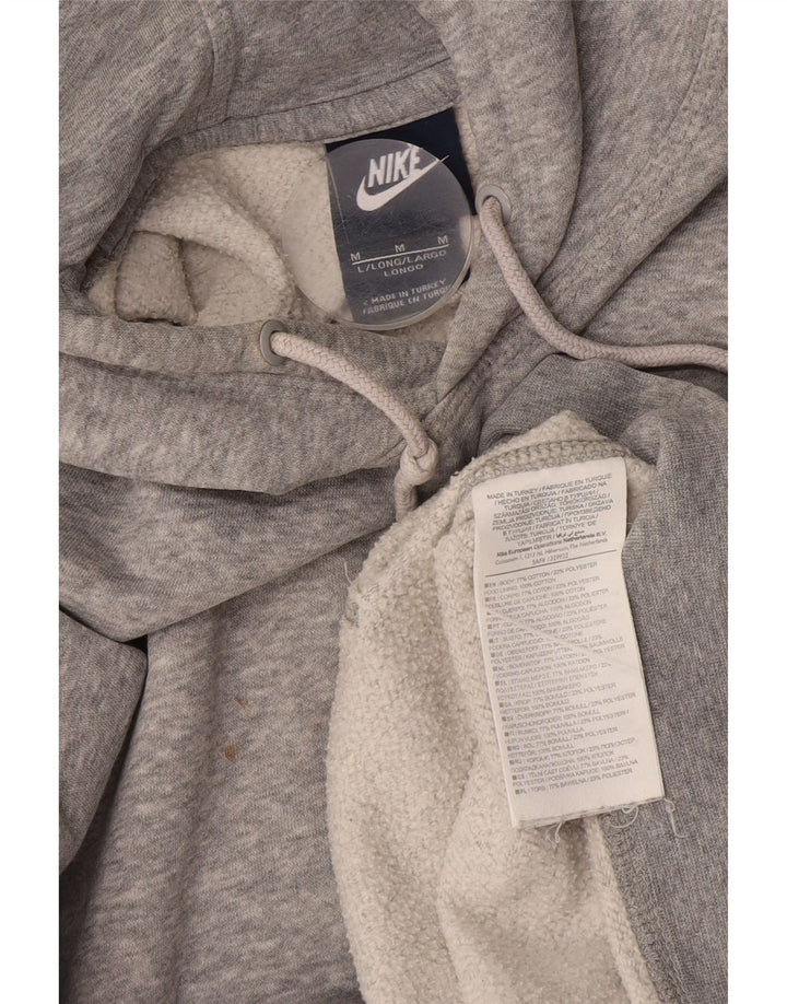 Nike Mens Hoodie Jumper Médio Algodão Cinza