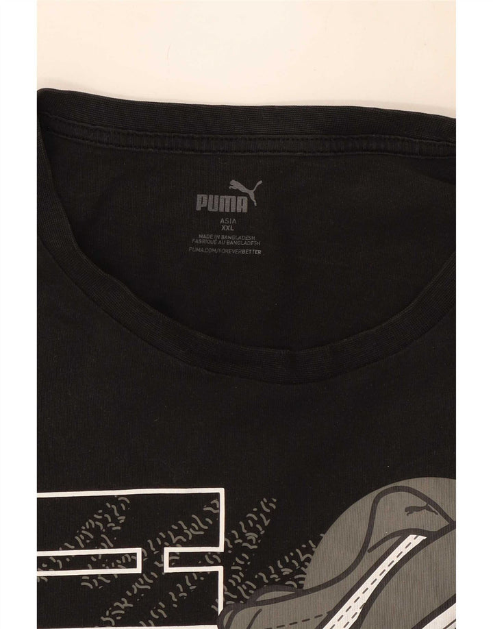 Camiseta masculina gráfica Puma Top 2XL preta