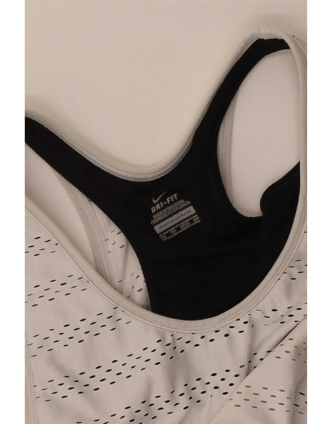 Nike Womens Dri Fit Vest Top UK 6 XS Branco