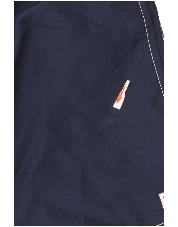 Shorts de banho masculino Fila pequeno azul marinho poliéster