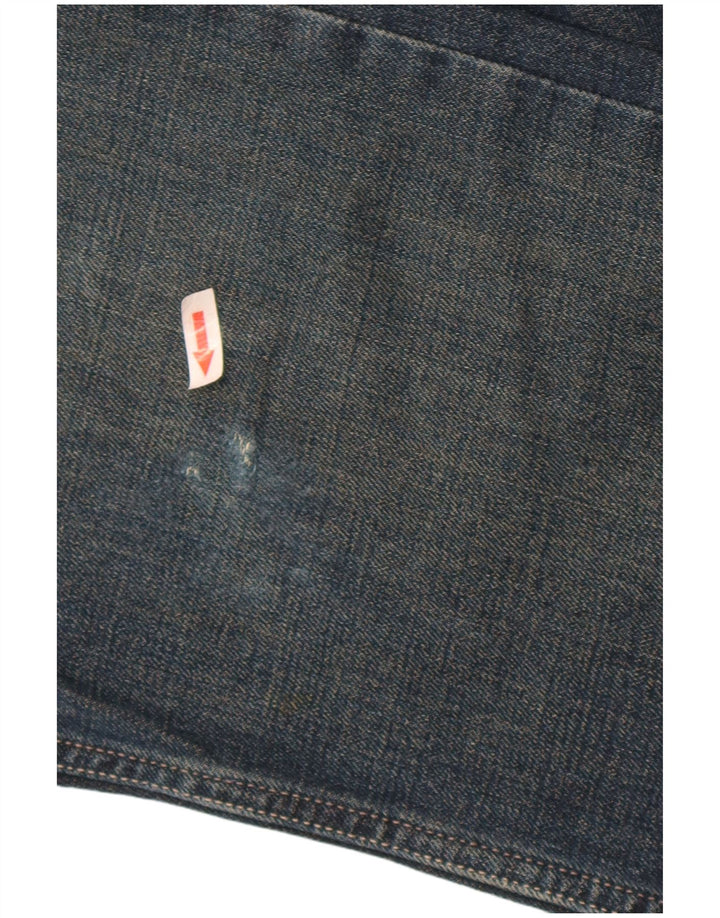 Levi's Masculino 514 Slim Straight Jeans W36 L30 Azul Algodão