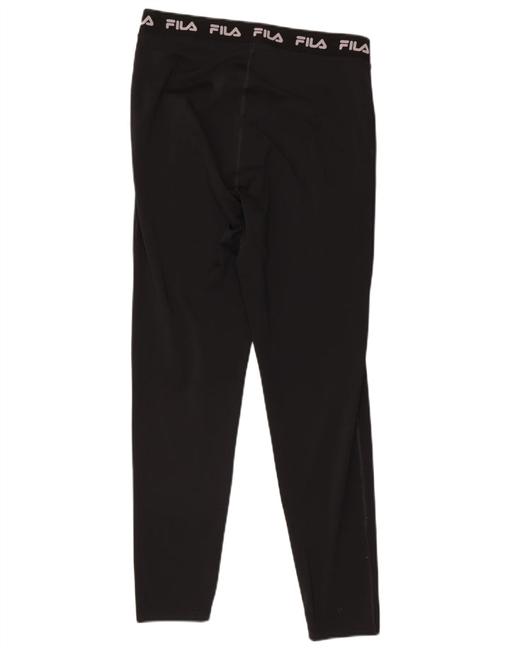 Leggings Fila Graphic Feminino UK 16 Grande Preto
