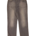 WRANGLER Masculino Texas Stretch Straight Jeans W33 L30 Algodão Cinza