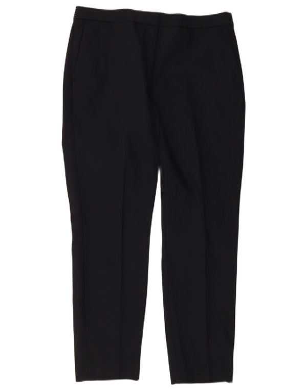Zara Calça Slim Feminina XL W32 L28 Azul Marinho