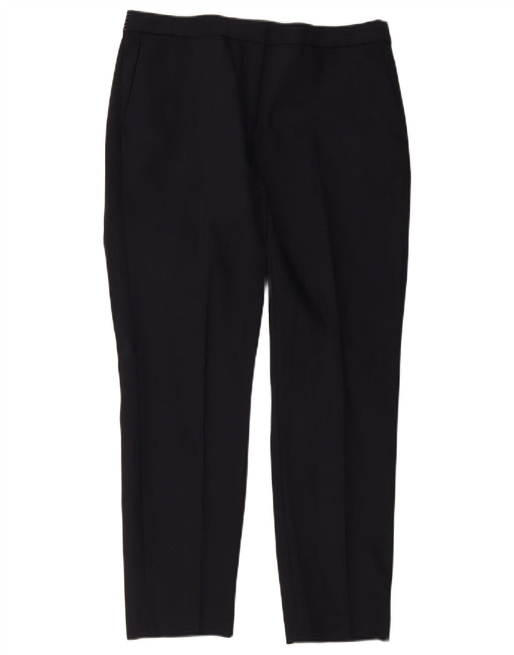 Zara Calça Slim Feminina XL W32 L28 Azul Marinho