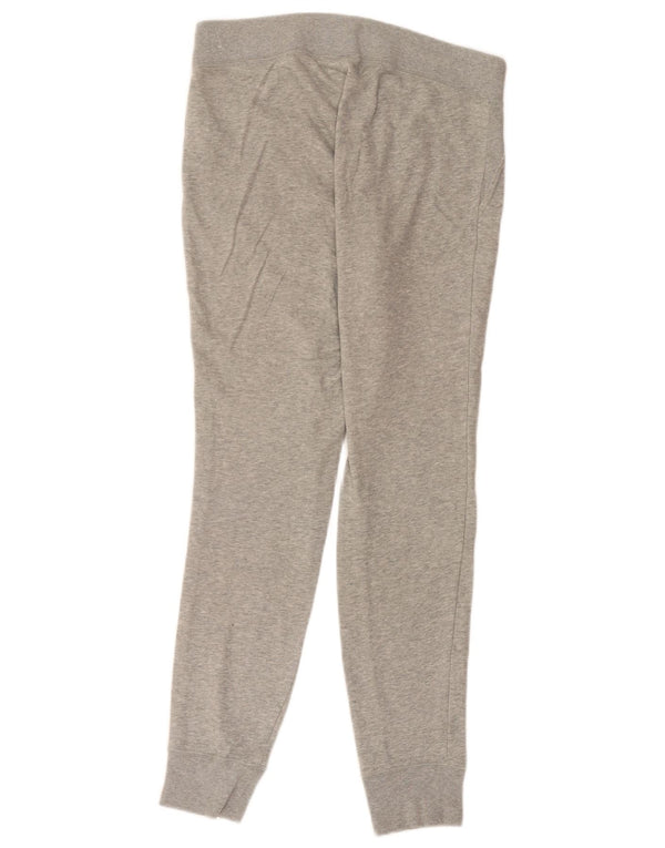 Calça de treino feminina Nike Joggers UK 14 cinza médio manchado de algodão