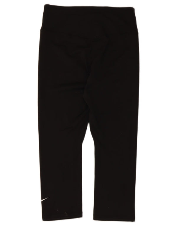 Leggings Nike Dri Fit Capri UK 10 Pequeno Poliéster Preto