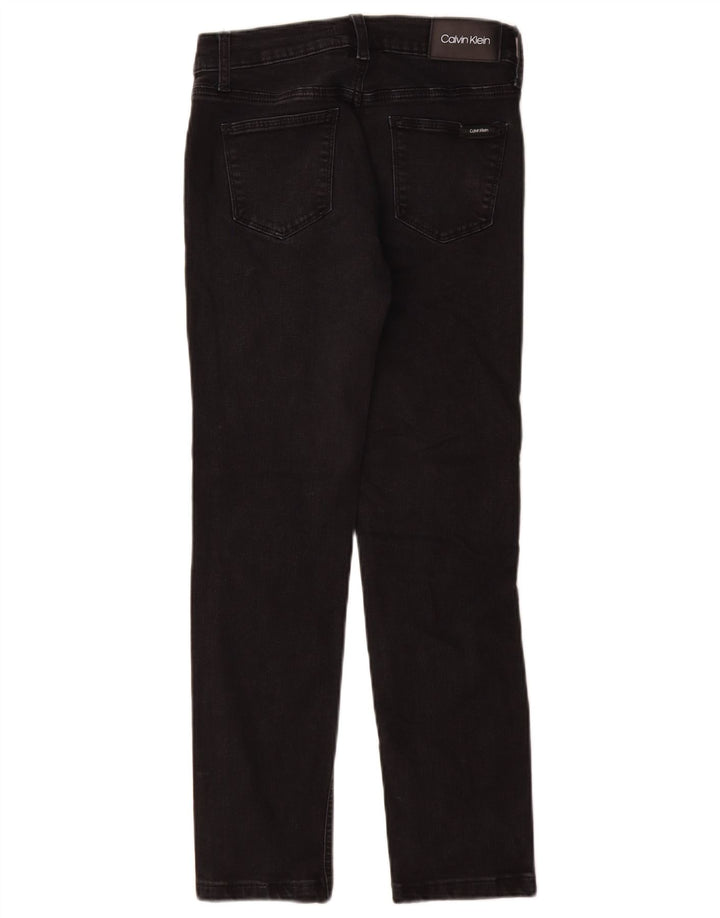Calvin Klein Jeans Slim Feminino W27 L28 Algodão Preto