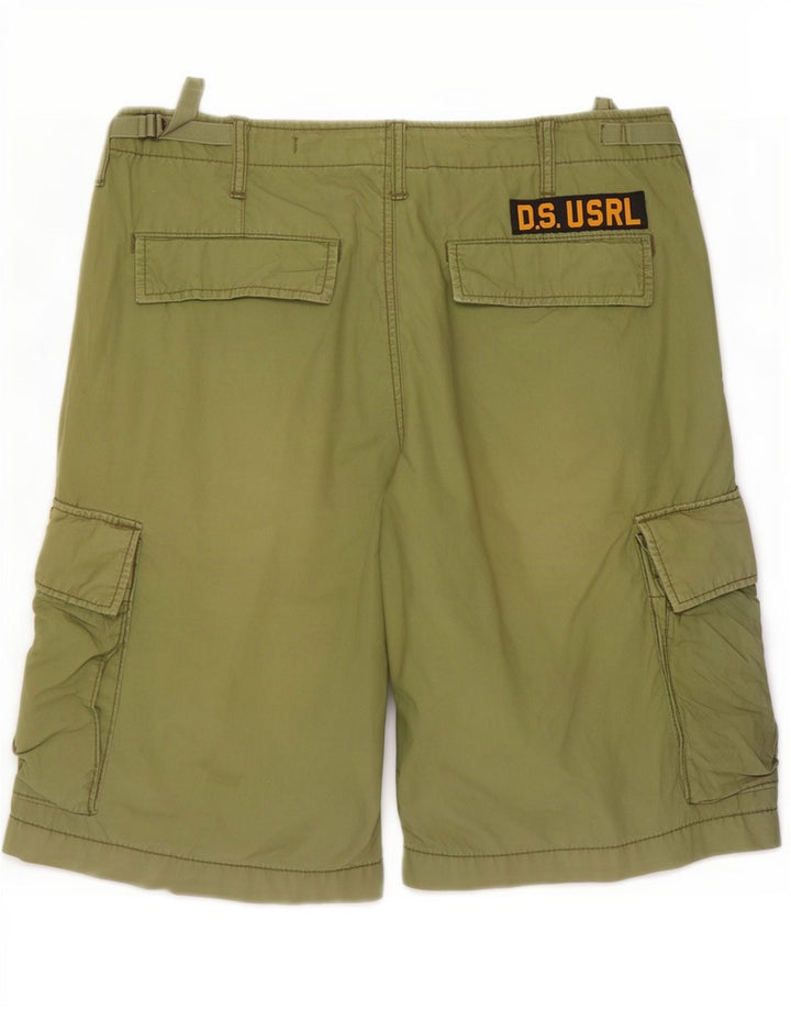 Shorts cargo masculino Ralph Lauren W31 algodão cáqui médio