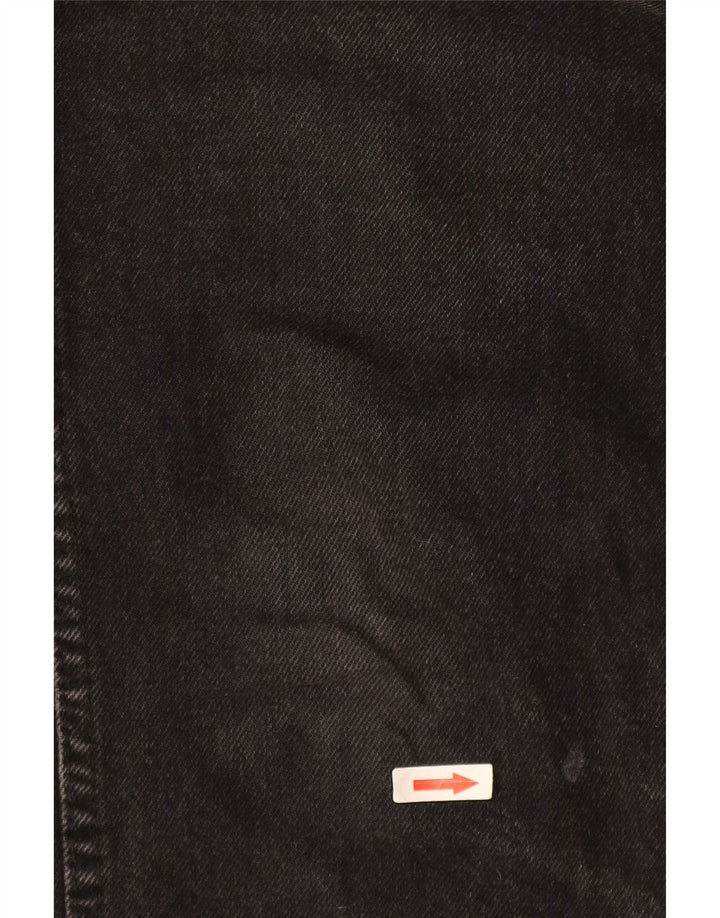 Lee Womens Oklahoma Straight Jeans W29 L30 Algodão Cinza