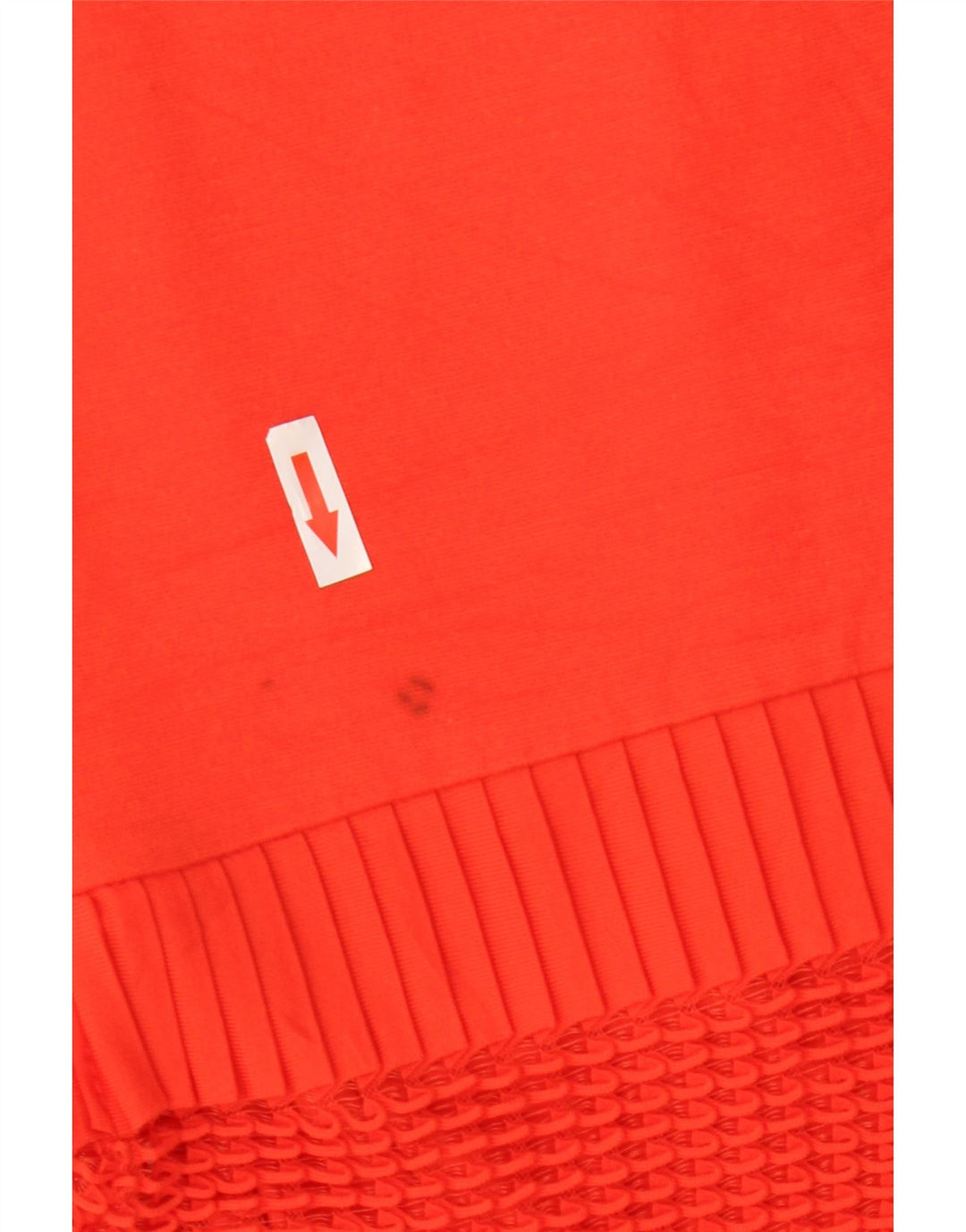 Vestido feminino French Connection sem mangas em linha A UK 12 laranja médio