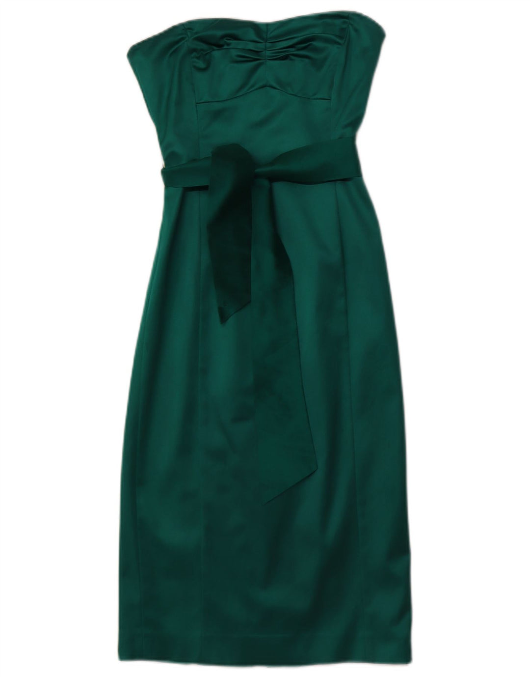 Vestido feminino COAST sem alças UK 8 pequeno acetato verde