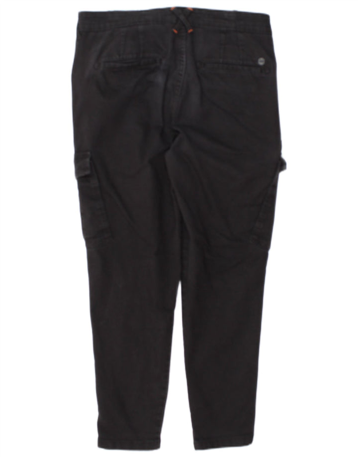 Calça cargo slim masculina Jack & Jones W30 L25 algodão cinza