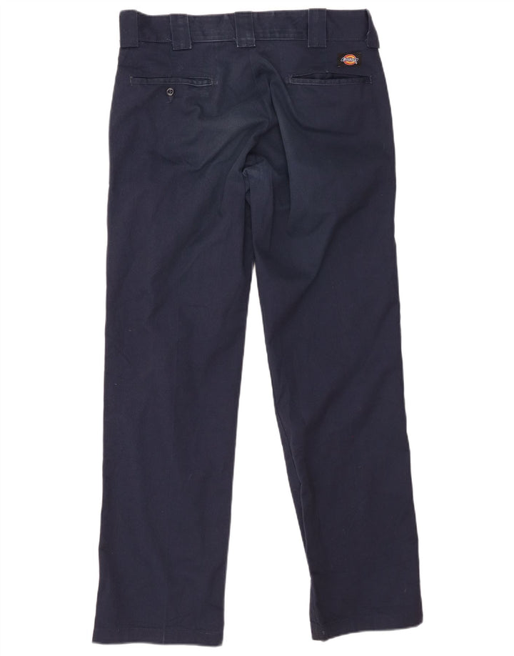 Calça Chino Masculina Slim Straight DICKIES W31 L32 Poliéster Azul Marinho