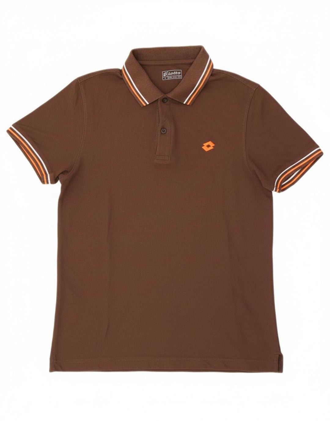 Camisa polo masculina Lotto marrom médio