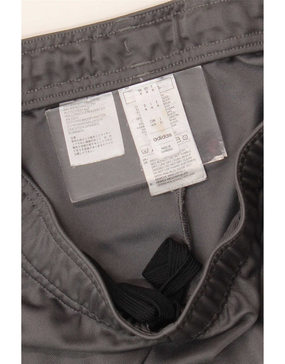 Adidas Mens Aeroready Calças de treino cinza médio poliéster