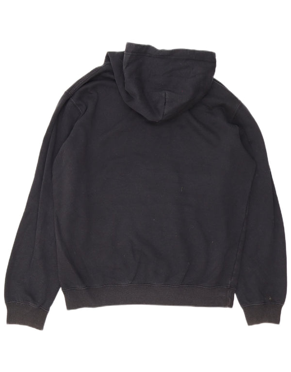 Jumper masculino com capuz Champion grande algodão preto