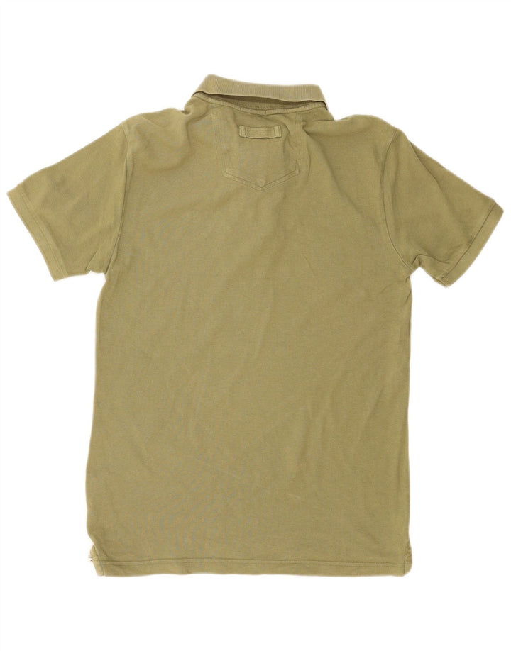 Camisa polo masculina FAT FACE pequena algodão verde