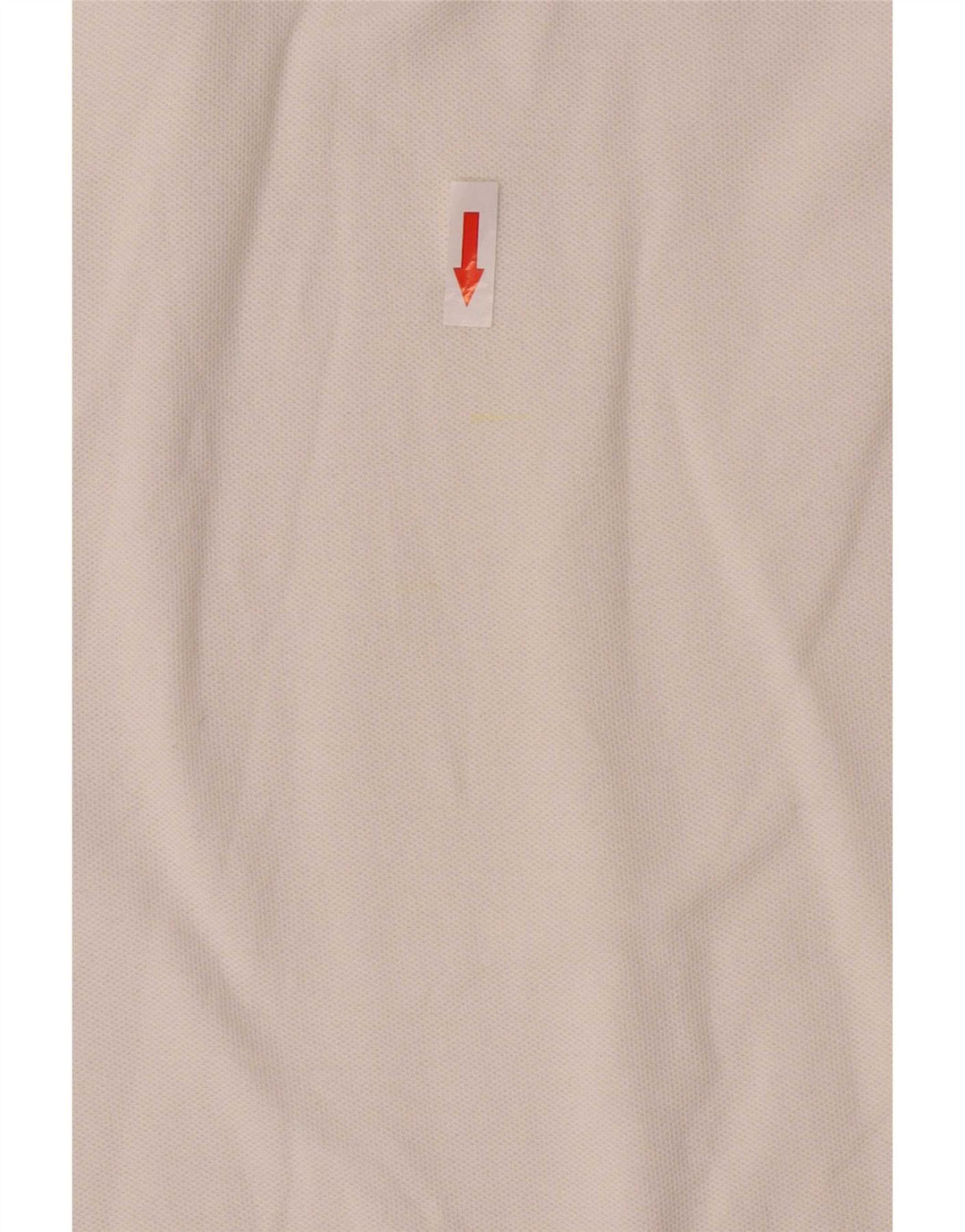 Camisa polo masculina Fila de manga comprida grande algodão branco