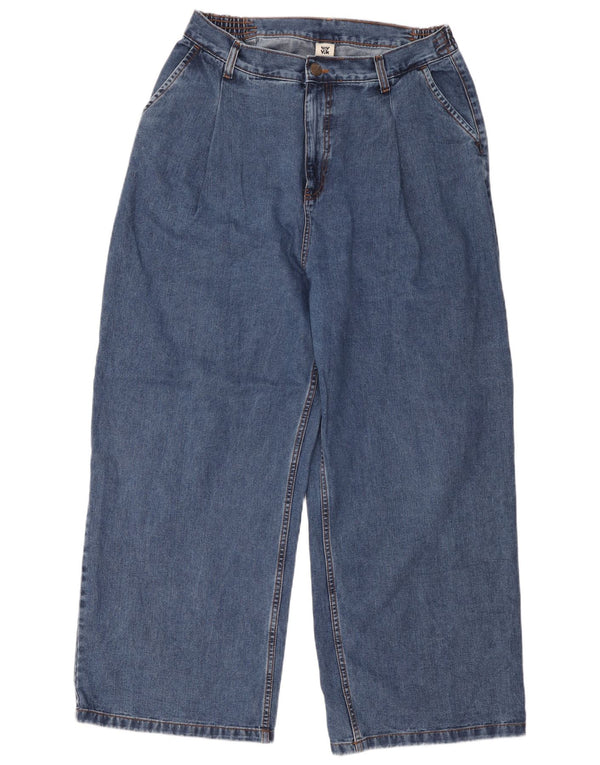 Calça jeans solta masculina Lucy & Yak W36 L29 algodão azul