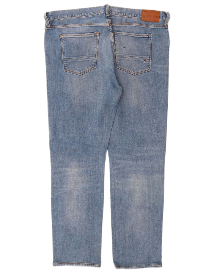Tommy Hilfiger Masculino Bleecker Slim Jeans W36 L30 Azul Algodão