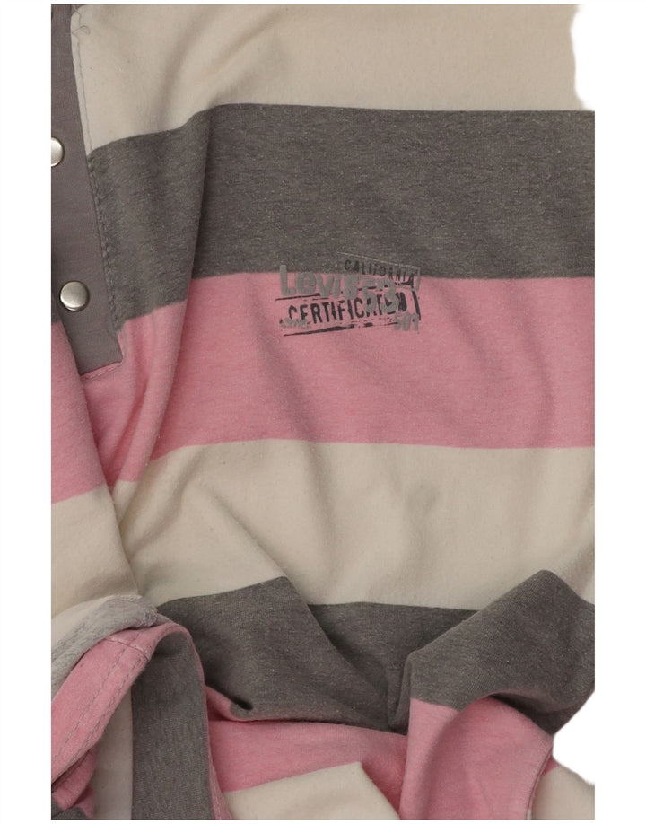 Camiseta masculina Levi's Top médio listrado multicolorido