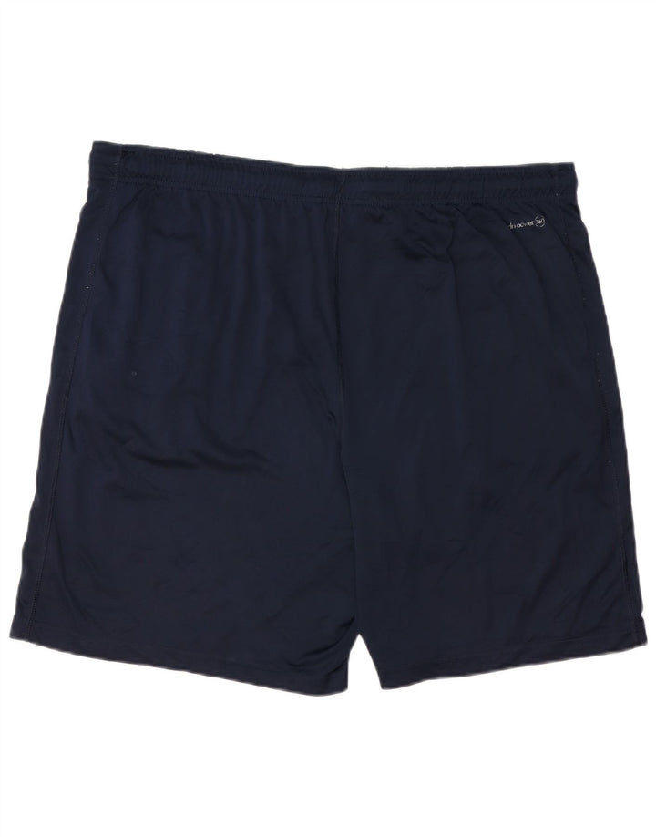 Shorts esportivos masculinos RUSSELL ATLÉTICO XL azul marinho poliéster