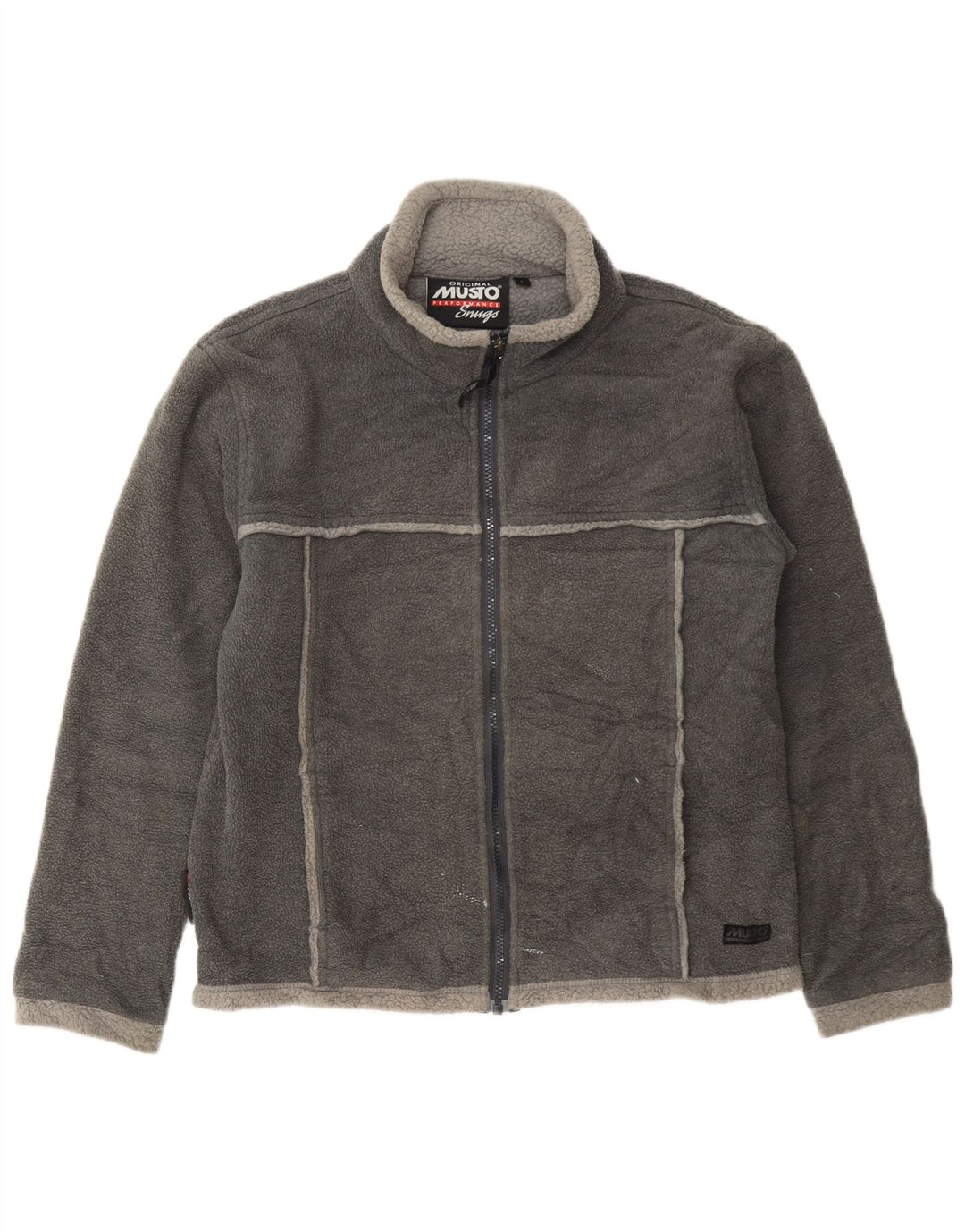Jaqueta de lã masculina Musto UK 40 grande cinza