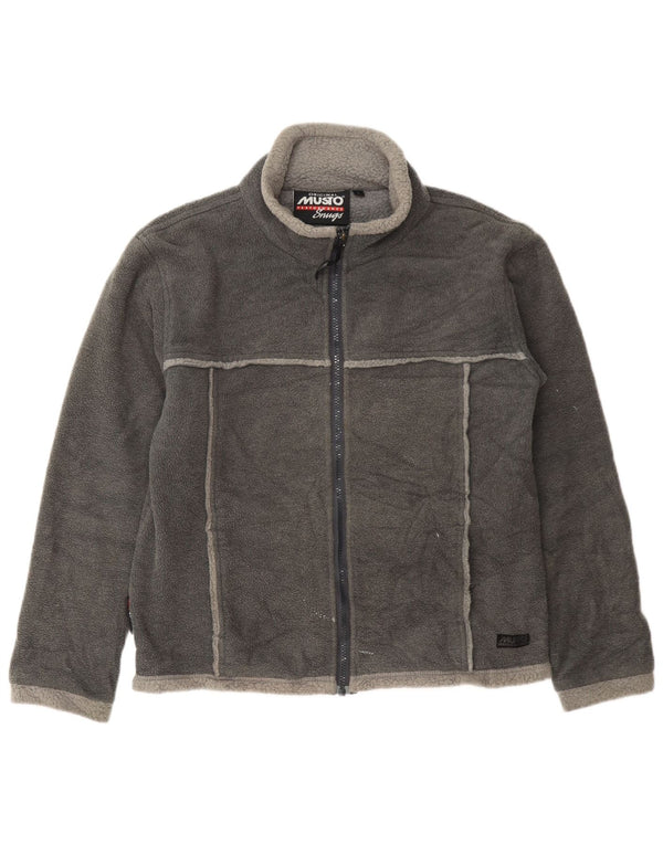 Jaqueta de lã masculina Musto UK 40 grande cinza
