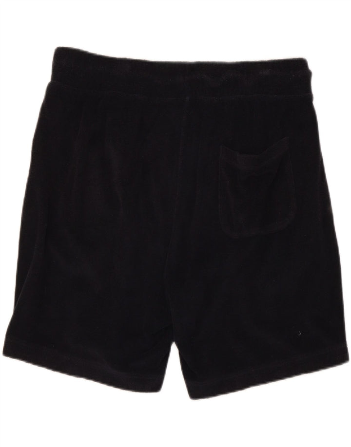 Shorts esportivos masculinos REISS grandes de algodão preto
