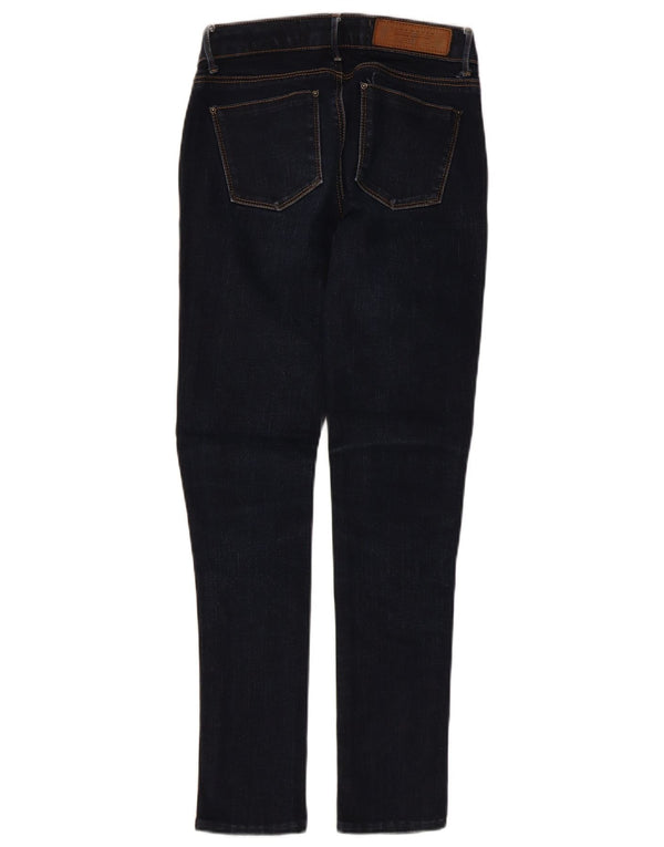Calça jeans skinny feminina Zara EU 34 2XS W24 L27 algodão azul marinho