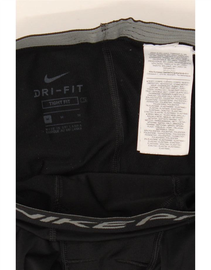 Leggings Nike Mens Tight Fit Graphic Médio Preto Poliéster