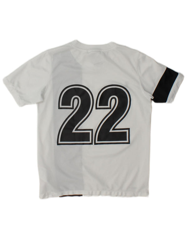 Camiseta Nike Boys Dri Fit Graphic Top 10-11 anos Médio Branco Colourblock