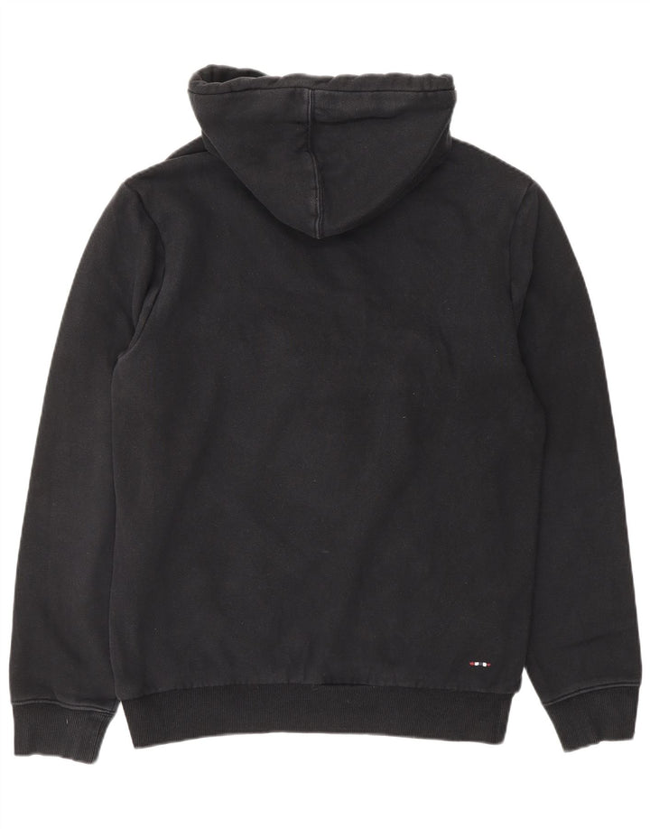 Suéter com capuz gráfico geográfico masculino NAPAPIJRI pequeno preto