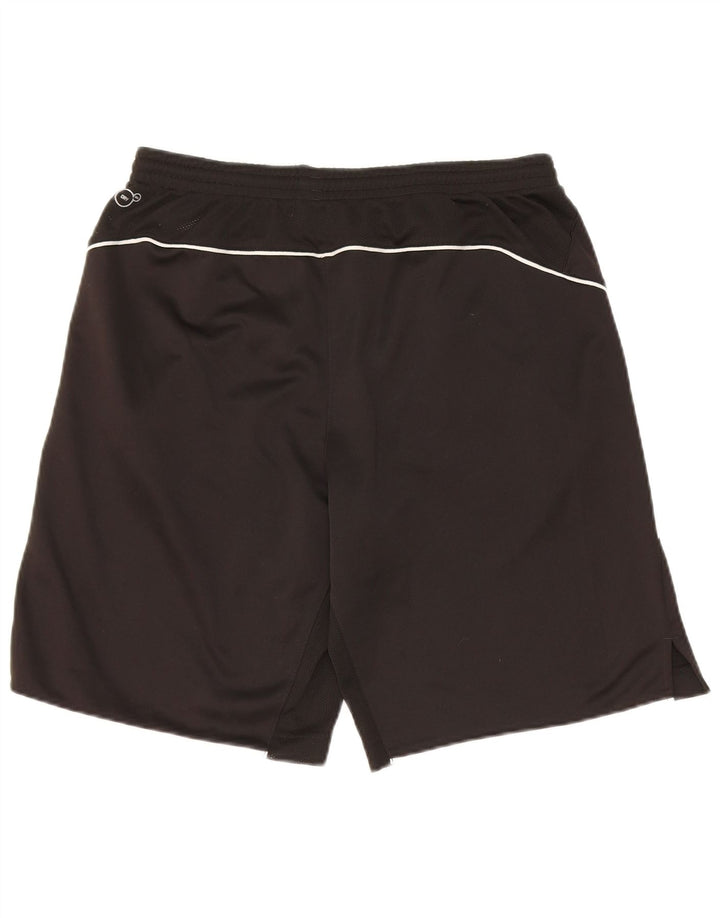 Shorts esportivos gráficos masculinos Puma médio preto poliéster